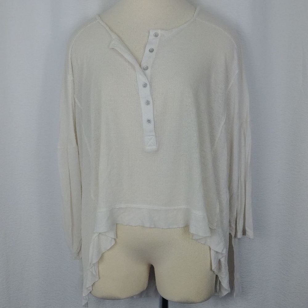 Free People Flowy Thermal Shirt